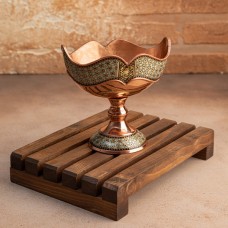 کشکول مس و خاتم — نمای ۱