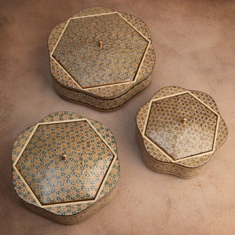 شکلات خوری خاتم کاری