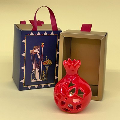 شمعدان انار سفالی