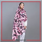 شال سوپرنخ صورتی پلنگی