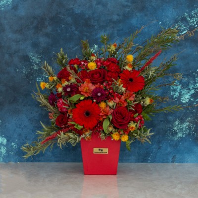 باکس گل روز زن کد 05