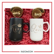 پک هدیه ماگ king&queen — نمای ۱
